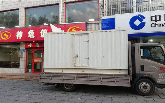汾西出租发电机施工案例